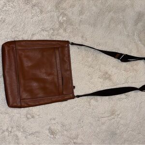 Brown Leather Men' or Women’s Bag